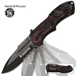 Spring Assist - S&W Black Operations - Spear Point Red w/ Combo