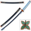 Blazing S. 41" Metal Fantasy Samurai Sword Replica Demon Slayer Shinobu Kocho