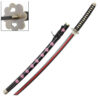 Roronoa Zoro's Shusui One Piece Anime Sword Red Hamon