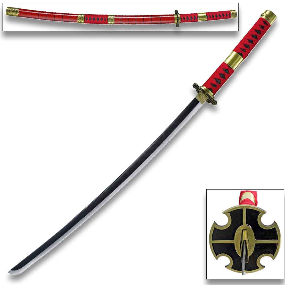 One Piece Anime Cosplay Replica Zoro Wado Ichimonji Sword