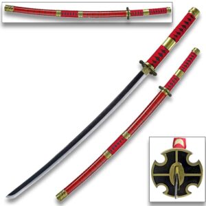 One Piece Anime Cosplay Replica Zoro Wado Ichimonji Sword