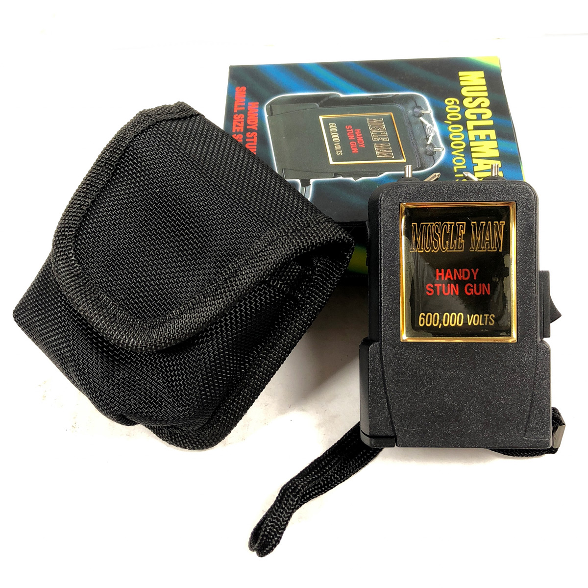600,000 Volts High Power Voltage Stun Gun | Uses 9v Battery