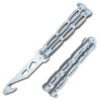 Butterfly TRAINER Multi functional Tool Opener Balisong Belt Cutter Gut Hook