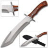 Full Tang Alamo James Bowie Knife Wood Handle