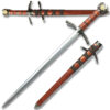 NIGHT TEMPLAR  ONE HAND MINI SWORD 23 " OVERALL BROWN