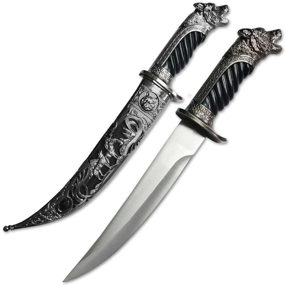 MOUNTAIN WOLF HEAD KNIFE