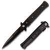 Assisted-Opening Tactical Folding Knife with G 10 Handle Black