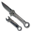 Spring Assist Folding Knife & Wrench Multitool - Grey