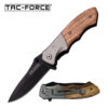 TAC-FORCE GENTLEMAN'S KNIFE PAKKA WOOD HANDLE