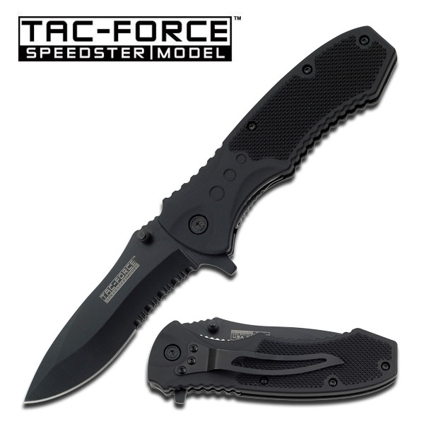 TAC FORCE Black Mamba Tactical Operators Knife Assisted Opening