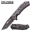 Tac Force Tactical Spring Assisted Folding Pocket Knife 9"Stone Washed Tanto