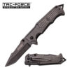 SPRING ASSIST FOLDING POCKET KNIFE Tac Force Military Stone EDC Tactical TF882SW