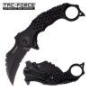 TAC FORCE Speedster Tactical Mammoth Karambit Knife Stealth Black Finish