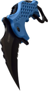 TAC FORCE Speedster Tactical Mammoth Karambit Knife Enforcer Blue LEO