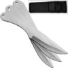 Jack Ripper Throwing Knives 3Pcs Set Very SHARP! 6in Overall Heat Treated