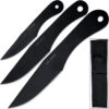 Jack Ripper Black Trifecta Knives Set 3Pcs Throwers All 3 Sizes Extremely SHARP