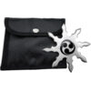 Shinobi Ninja Star Triple Fireball 8 Point Double Curving Edges