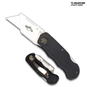 Folding Utility Knife Black Handle