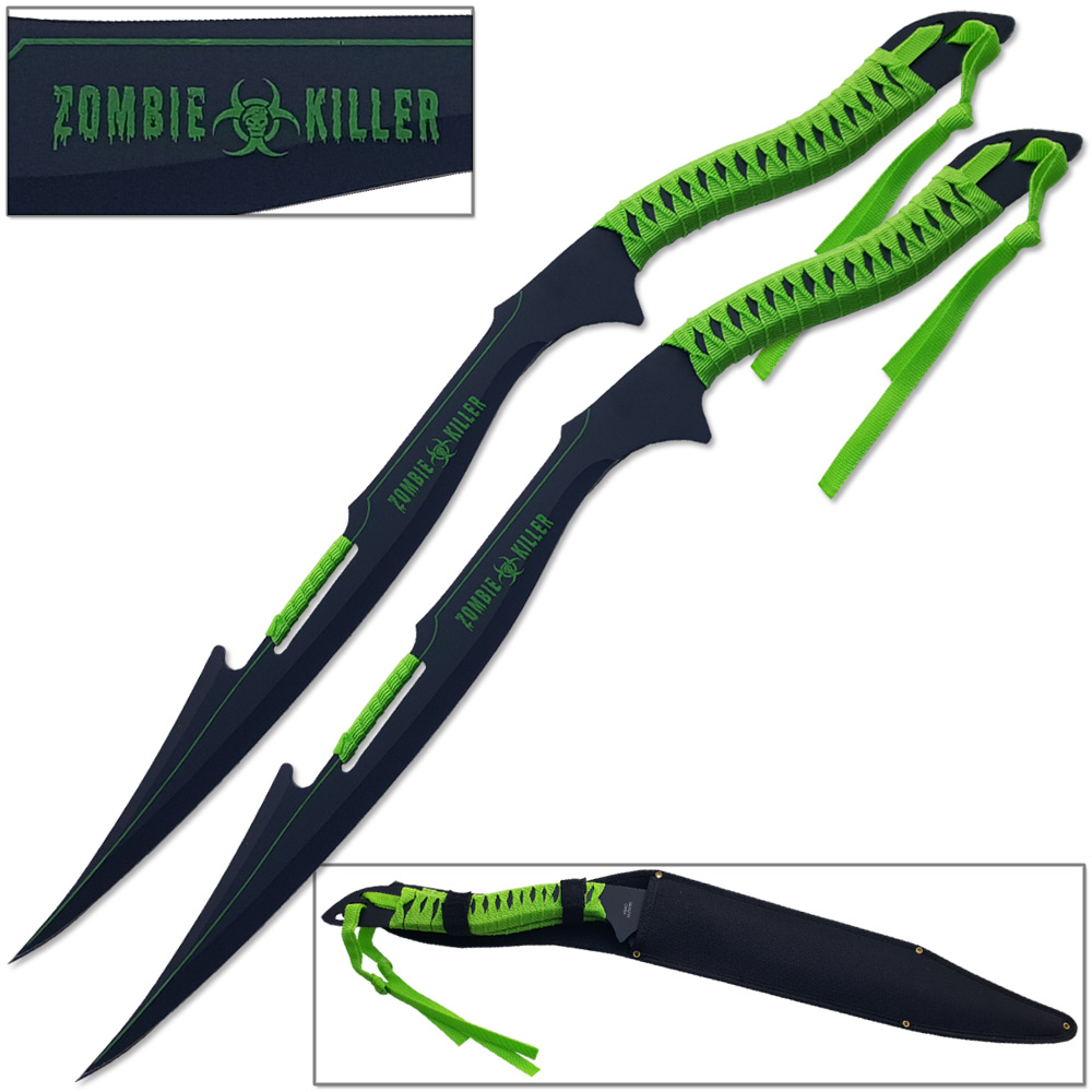 Case of 6pcs Zombie Armageddon Cutter War Blade Set