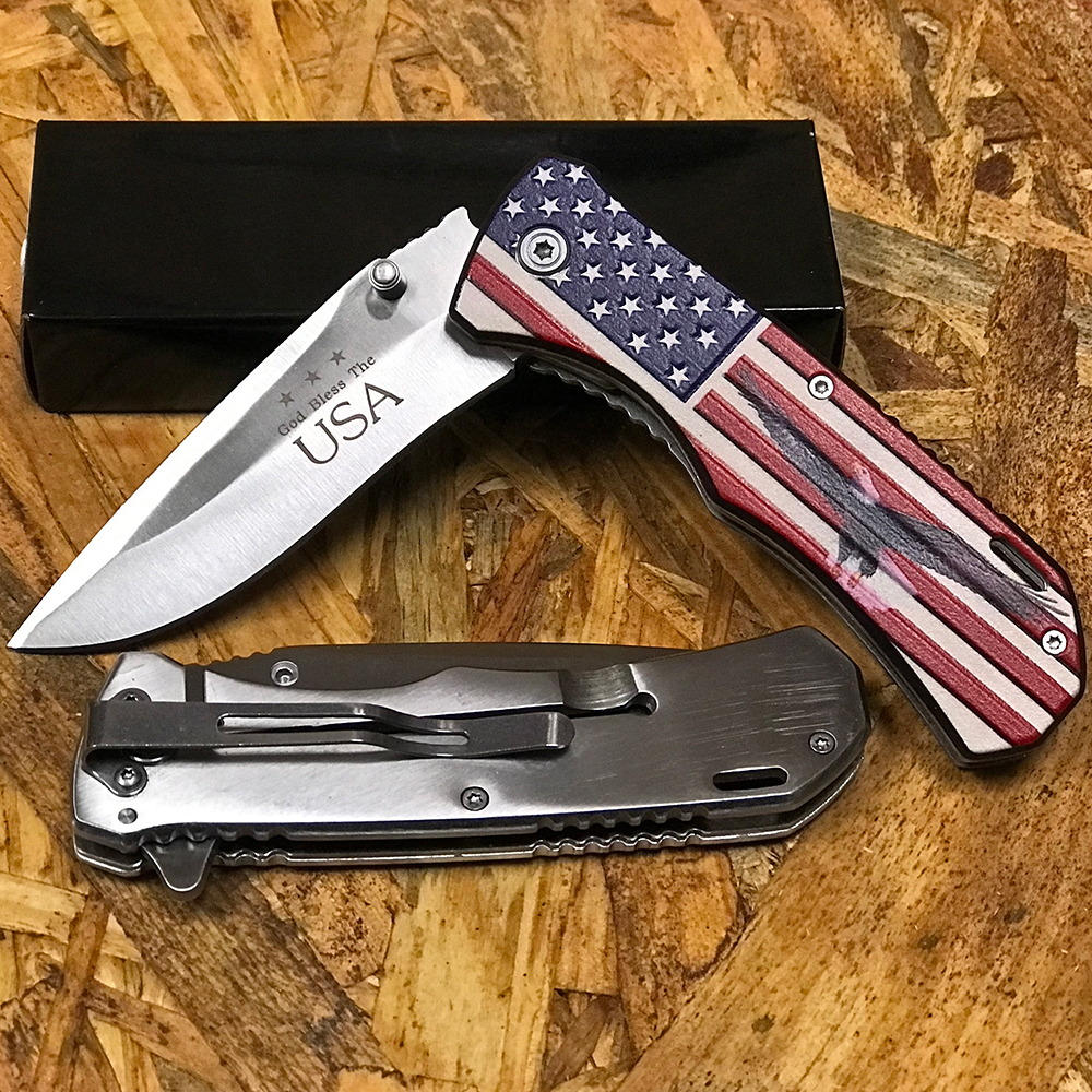 American Flying Eagle Spring AssIsted Knife
