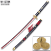 One Piece - Roronoa Zoro's Black "Enma" Wood Sword Katana w/Plastic Scabbard
