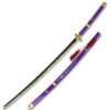 54" One Piece - Roronoa Zoro's Purple "Enma" Wood Sword Katana
