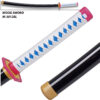 DEMON SLAYER - Zisu Wood New Anime Replica Cosplay  Sword w/Plastic Scabbard