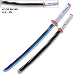 DEMON SLAYER - Zisu Wood New Anime Replica Cosplay  Sword w/Plastic Scabbard