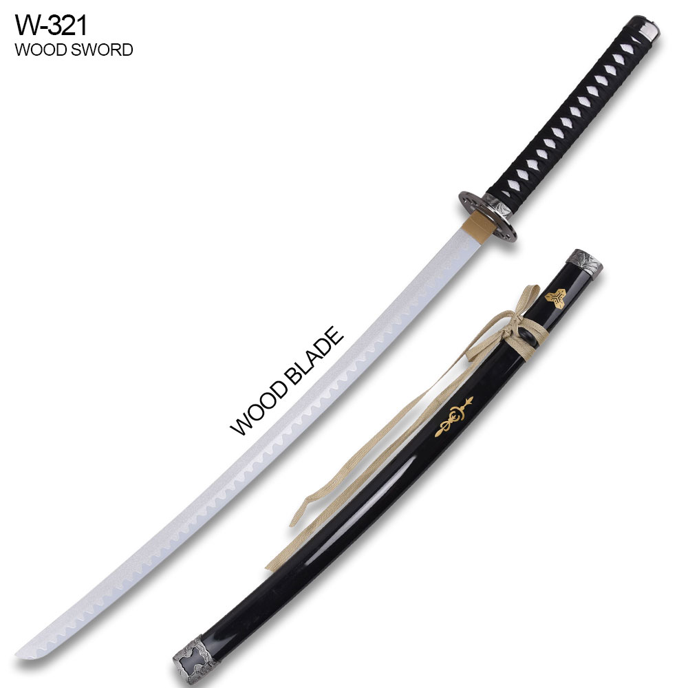 Kill Bill Budd's Wood Sword Katana "To my brother Budd, The only man I ever loved, Bill"