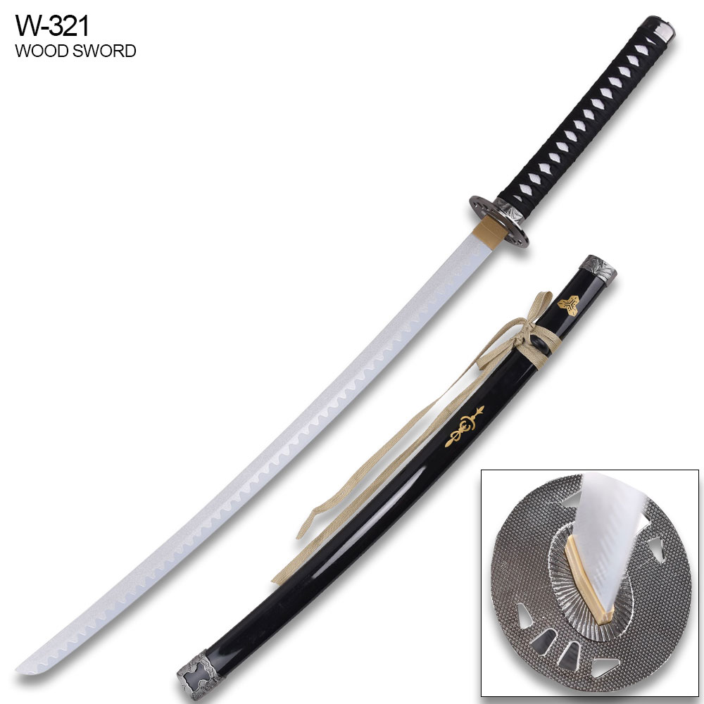 Kill Bill Budd's Wood Sword Katana "To my brother Budd, The only man I ever loved, Bill"