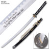 Kill Bill Budd's Wood Sword Katana "To my brother Budd, The only man I ever loved, Bill"