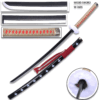 One Piece Anime Surgeon of Death Doctor Trafalgar Law Red Wood Sword  w/Plastic Scabbard