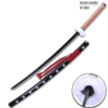 One Piece Anime Surgeon of Death Doctor Trafalgar Law Red Wood Sword  w/Plastic Scabbard