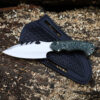 Tactical Survival Fixed Blade Knife D2 Steel Micarta Wood Handle