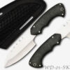 Tactical Survival Fixed Blade Knife D2 Steel Micarta Wood Handle