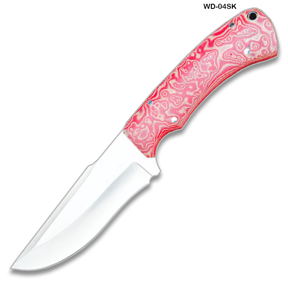 Trailfire Tactical Survival Fixed Blade Knife D2 Steel Micarta Wood Handle