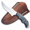 D-2 Steel Trailmaster Curved Skinner Knife with G-10 Handle