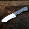 Tactical Hunter Fixed Blade Knife D2 Steel Micarta Wood Handle