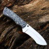 Tactical Hunter Fixed Blade Knife D2 Steel Micarta Wood Handle