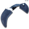 Massive 18" Double Bladed Karambit Full Tang Knife D2 Steel Micarta Black & Tan Wood Handle
