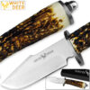 WHITE DEER Apprentice 2 9.75in Knife 440 Stainless Steel Sim-Stag Handle