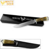 WHITE DEER Apprentice 12.5in Knife 440 Stainless Steel Sim-Stag Handle