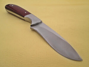 WHITE DEER Pot Belly J2 Steel Skinner Knife Hunters Micarta Grip Drop Point