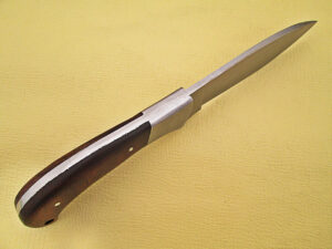 WHITE DEER Full Tang J2 Steel Tactical Knife Operators Hardwood Grip Drop Point