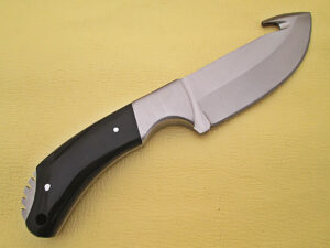 Case of 6pcs WHITE DEER Guthook Ranger Series J2 Steel Skinner Knife Buffalo Horn Grip