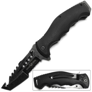 White Deer Stone Wash Gut Hook Assisted Black