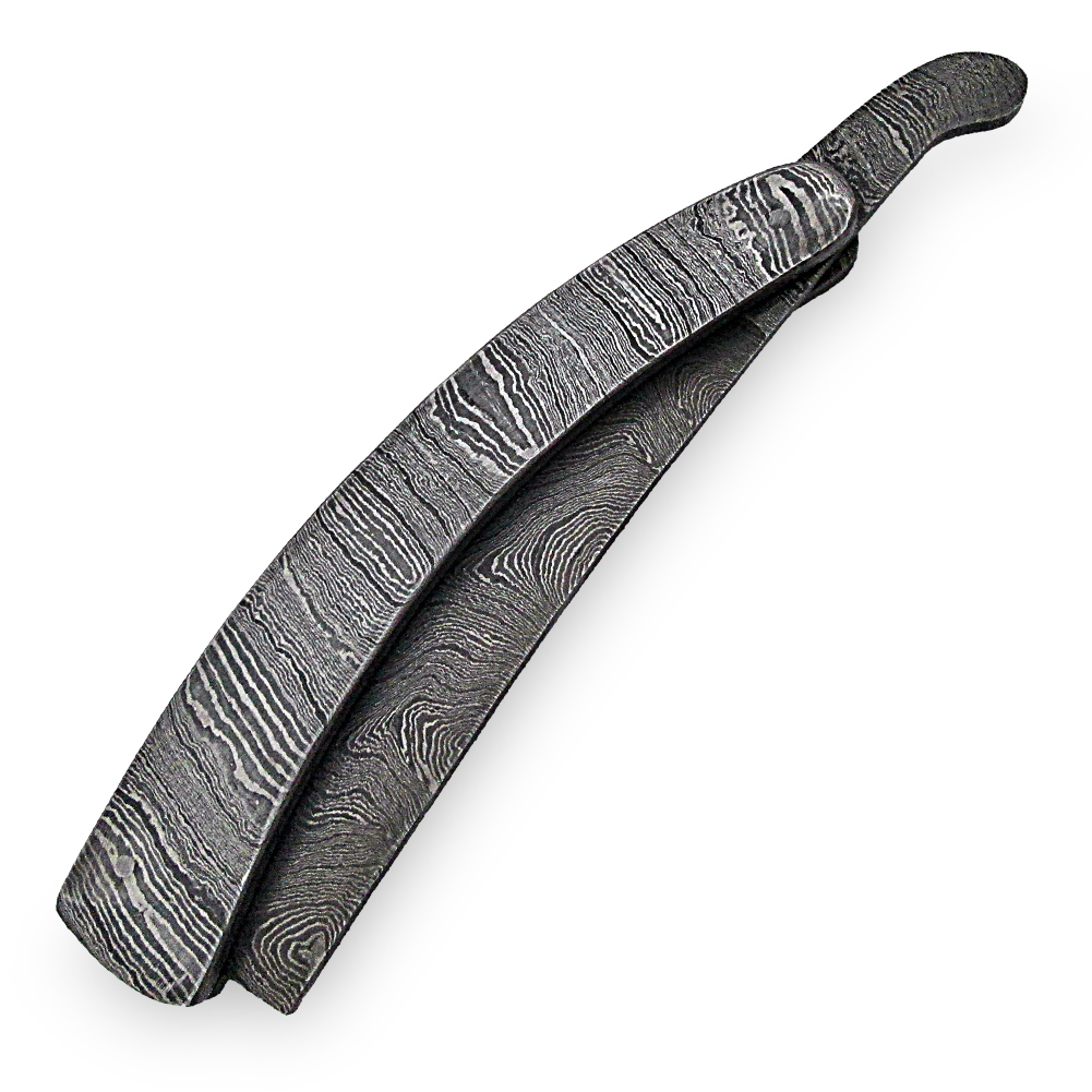 Handmade Sweeney Todd Barber Straight Razor by WHITE DEER All Damascus Steel Knife