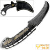 WHITE DEER Champion Karambit Knife Magnum Damascus Forged Steel