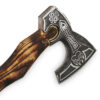 Claw Axe Hand forged Carved Etched Axe