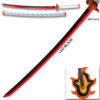 DEMON SLAYER - Kyojuro Rengoku Red Nichirin Sword LED Light-Up Wood Blade!